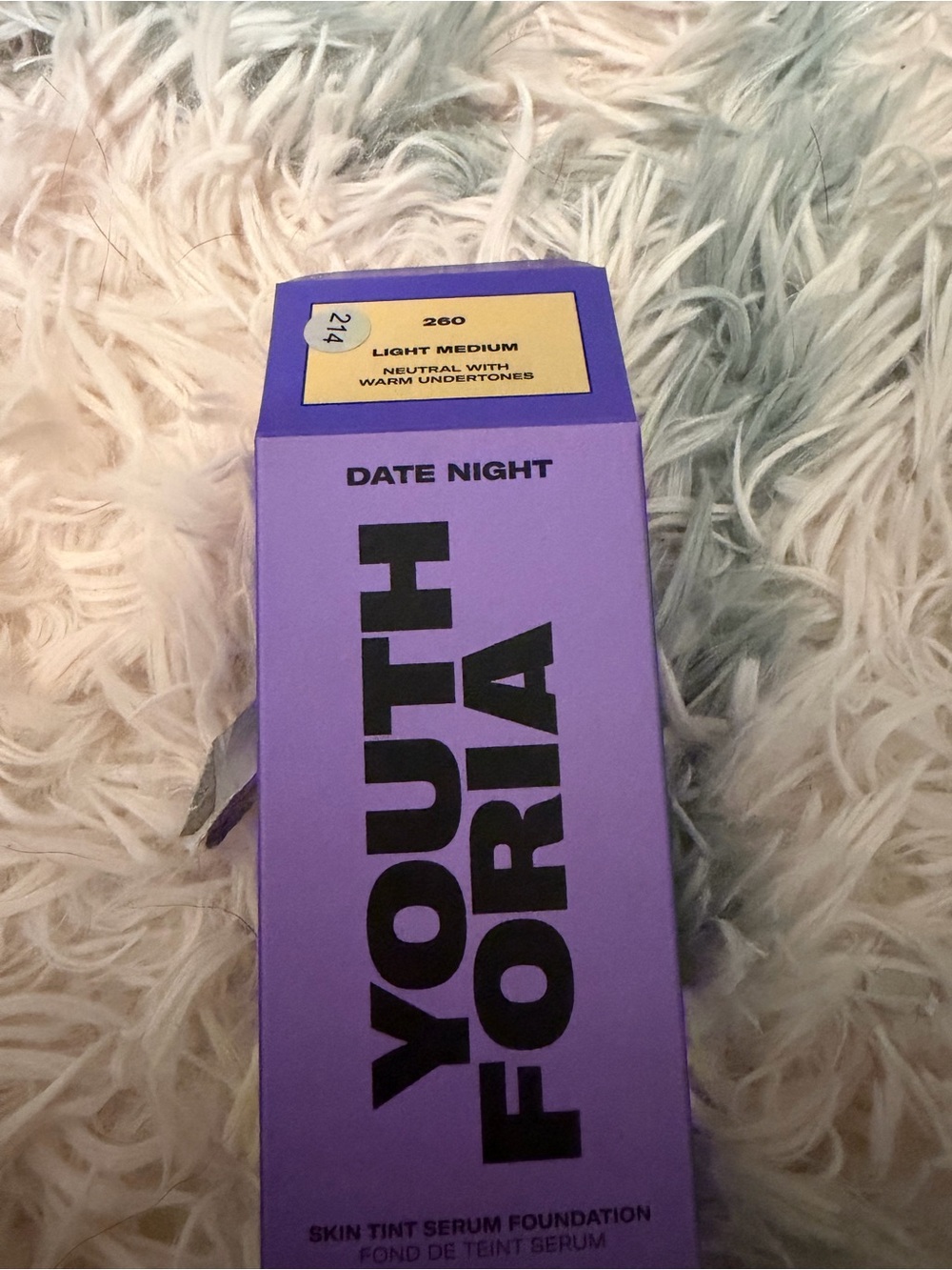 Date Night Skin Tint Serum Foundation - Light Medium (260) - Purple
